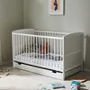 Babybett Kinderbett 70x140 cm mit Schublade und Matratze Produktbild-Vorschau 5
