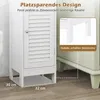 COSTWAY Badmeubel met lade, vrijstaand smal badmeubel met Productafbeelding-voorbeeld 6