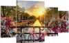 Bild auf Leinwand - Leinwandbild - Bikes Kanal Amsterdam Produktbild-Vorschau 1