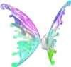 A pair of iridescent butterfly wings with a white clasp in the center. Náhľad obrázku produktu