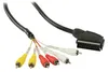 SCART kábel SCART samec - 6x RCA samec 2,00 m Čierny Náhľad obrázku produktu 2