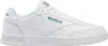 A white Reebok Court Advance sneaker shown from the side. Produktbild-Vorschau