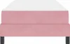 Boxspringbett mit Matratze Rosa 80 x 220 cm Stoff Produktbild-Vorschau 5