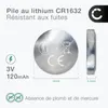 CELLONIC CR1632 Piles de Bouton Lithium compatible avec Voir les images du produit 2