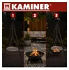 Kaminer 27515 Záhradný gril s trojnožkou a ohniskom, výška Náhľad obrázku produktu 16