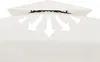 A close-up view of the top of a white gazebo with arrows indicating airflow. Anteprima dell’immagine prodotto