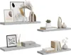 vidaXL Étagères flottantes 4 pcs. Gris béton 80x23,5x3,8 cm Voir les images du produit 5