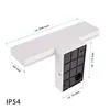 MODERNE LED Außenwandleuchte Wandleuchte 10W warmweiß weiß Produktbild-Vorschau 6