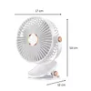 Mini wiatraczek na biurko wentylator mały wiatrak LED USB Podgląd zdjęcia produktu 2