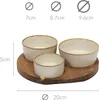 Excellent Houseware | Serviertablett Set - 4 Teile - Holz - Produktbild-Vorschau 18