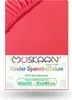 Jersey Kinder Spannbettlaken 60x120 cm - 70x140 cm Rot 100% Produktbild-Vorschau 1