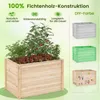 COSTWAY Erhöhtes Hochbeet Holz, Gartenbeet tief, Produktbild-Vorschau 5