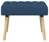 Banc rembourré VidaXL, bleu, 60 x 40 x 45 cm, tissu Voir les images du produit 5