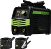 A black and green welding machine with accessories on a white background. Produktbild-Vorschau