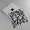 Wanduhr - Quadrat - Glasuhr - Abstraktion modern - 40x40cm Produktbild-Vorschau 2