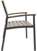 Lesli Living Gartenbank "Arezzo" Teaklook 120 cm Produktbild-Vorschau 15