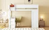 Letto a soppalco Sweiko 90x200cm, versatile letto per Anteprima dell’immagine prodotto 16