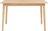 A rectangular wooden dining table with four tapered legs, presented against a white background. Anteprima dell’immagine prodotto
