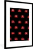 MuchoWow® MuchoWow® Gerahmtes Poster Lippen - Rot - Muster Produktbild-Vorschau 1