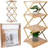 Home&Styling Klappregal mit 4 Böden Bambus Produktbild-Vorschau 8