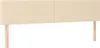 vidaXL Boxspringbett mit Matratze Creme 200x200 cm Stoff Produktbild-Vorschau 6