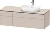 Waschtischunterbau L-CUBE 1420x482x550mm ta s-matt o ES Produktbild-Vorschau 2