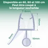 S'AFIELINA Duschdichtung 2 Stück 60cm für 7–8mm Glas – Produktbild-Vorschau 10