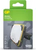 The image shows the retail packaging of a GP Discovery Rechargeable Panel Work Light. Anteprima dell’immagine prodotto