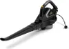 A black electric leaf blower is shown against a white background. Produktbild-Vorschau