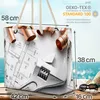 VOID Hausbau Werkzeug Pläne Strandtasche Shopper 58x38x16cm Produktbild-Vorschau 2