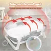 Babybadewanne Tragbar Faltbadewanne Anti Rutsch Baby Produktbild-Vorschau 6