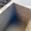 Interior view of an open aluminum case. Produktbild-Vorschau