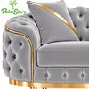 Sofa -Set MIRA mit Knopfheftung in 5 edlen Farbvarianten Produktbild-Vorschau 5