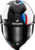 Shark Spartan GT Pro Dokhta Carbon bílá modrá S Náhled obrázku produktu 3