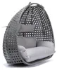 HOME DELUXE - Hängesessel TWIN - Grau, nur Korb - inkl. Produktbild-Vorschau 2