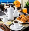 Tazze Wilmax 380 ml in porcellana bianca, set da 4 Anteprima dell’immagine prodotto 7