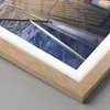Gerahmtes Poster - Rahmen in heller Eiche - Segelboot Meer Produktbild-Vorschau 2