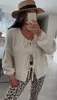 ASKSA Damen Strickjacke Schleife Vorne Strick Cardigan Produktbild-Vorschau 4