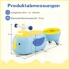 COSTWAY jeździk, jeździk z przyczepą, światłem, muzyką i Podgląd zdjęcia produktu 3