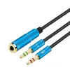 Rozdeľovací audio kábel Y Adaptér Headset 3,5 mm jack Náhľad obrázku produktu 3