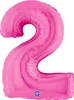 Pallone gonfiabile numero 2 rosa 102 cm extra large Anteprima dell’immagine prodotto 4