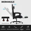 Gaming Stuhl Ergonomisch Verstellbar Kunstleder Bürostuhl Produktbild-Vorschau 2