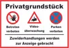 Privatgrundstück Betreten und Parken verboten Produktbild-Vorschau 1