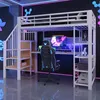 Flieks Etagenbett 90x200cm mit Led, Hochbett mit Produktbild-Vorschau 3