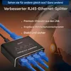 Gigabit Ethernet splitter, 1 naar 4, RJ45 netwerksplitter, Productafbeelding-voorbeeld 5