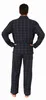 Herren langarm Flanell Pyjama Set Schlafanzug zum Produktbild-Vorschau 3
