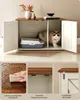 FEANDREA Katzentoilette,80x53x49,2cm,mit herausnehmbarem Produktbild-Vorschau 9