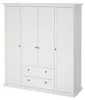 Tvilum 753694949, Weiß, Garderobe, 9 Regale, 4 Tür(en), Produktbild-Vorschau 3