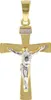 trendor 78803 Kruzifix-Anhänger für Herren 585 Gold Bicolor 29 mm 1 Produktbild-Vorschau