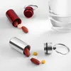 kwmobile 2x Metall Pillendose - 4,8 x 1,7 x 1,7 cm - Produktbild-Vorschau 2